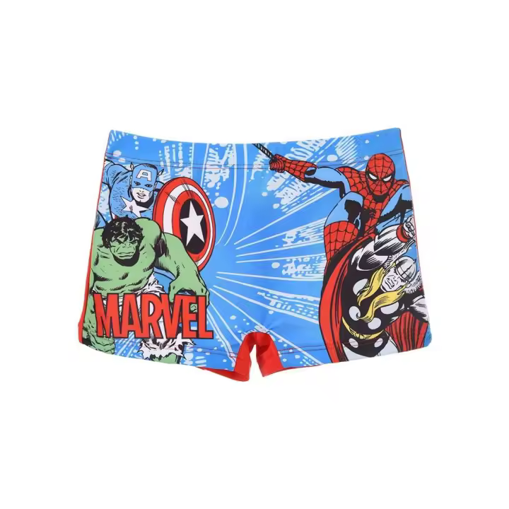 Bañador boxer niño Marvel - Spider-man, Tor, Capitán América y Hulk rojo Raíz Merchan-Store - 1