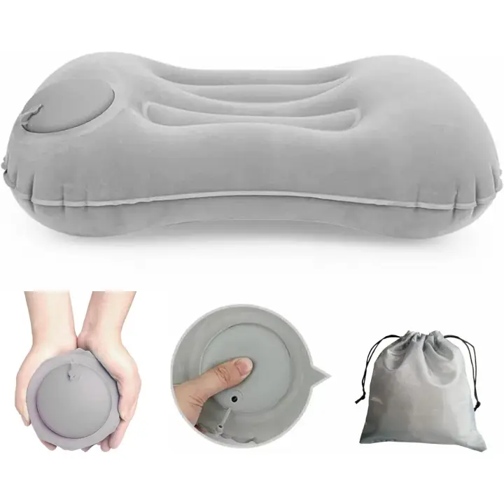 Almohada inflable compressida para acampar, almohada inflable para acampar, almohada inflable Ligera - 1