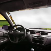 Cortina Retráctil Para Ventanas De Oficina Y Hogar Con Parasol Protección UV Cortina De Rueda Para Coches Parabrisas Antirreflectante - details 3