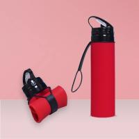 Botella Deportiva De Silicona Plegable Y Desmontable 600ml Portátil Y Ligera Con Tubos De Absorción Accesorios Para Exteriores Reutilizable - details 8