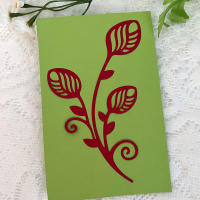 Cortadores De Metal En Forma De Ramas De Rosas Y Hojas Para Scrapbooking Y Álbumes De Fotos Herramienta De Corte De Carbono Para Papel Y Cartón - details 4