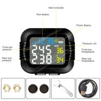 Sistema De Alarma De Presión De Neumáticos Para Motocicleta Con 2 Sensores Externos Monitorización En Tiempo Real Y Advertencia De Temperatura Moto Tyre Alarm Systems - details 12