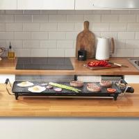 Cecotec 3088 Tasty &Grill 3000 RockWater. Plancha eléctrica de 2600 W Revestimiento de Riedra RockStone Resistencia en Forma de M Termostato Ajustable Piezas Aptas para lavavajillas. - details 0