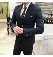 Traje De Moda Para Hombre 2025 (Blazer+Chaleco+Pantalones) Estilo Artístico Casuero Elegante Talla M-5XL Adecuado Para Bodas Y Trabajo - details 24