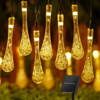 Iluminación De Jardín Exterior Decorativa Navidad IP65 8 Modos 20/50/100 LEDS Cadena Solar Luces De Fiestas Para Calle Jardín Decoración De Navidad - details 24