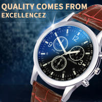 Reloj De Lujo De Cuarzo Con Dial De Acero Inoxidable Reloj Casual De Pulsera Material De Correa De Cuero Estilo Fashion & Casual - details 29