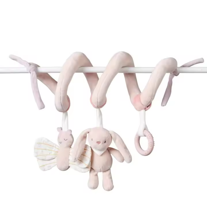 Nattou Juguete Espiral Alice&Pomme para Bebé | Entretenimiento en Casa y Mientras Viaja - 1