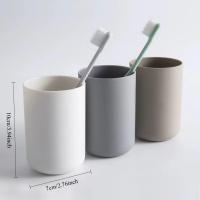 Taza De Dientes De Mano Sencilla Para Baño Plástico Japonés Portátil Para Viaje Taza De Mascarilla Simple - details 4