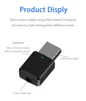 -Adaptador de Audio Bluetooth 5,0, 3,5 MM, AUX, HD, cancelación de ruido, receptor estéreo envolvente, transmisor para Kit de coche, PC, altavoces de TV - details 7