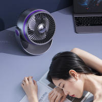 Ventilador potente, funcionamiento silencioso, enfriamiento, inclinación variable de 90°, 3 configuraciones de velocidad, montado en la pared, ventilador de mesa, - details 1