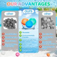 12 globos de agua reutilizables, autosellantes y magnéticos para niños y adultos. - details 1
