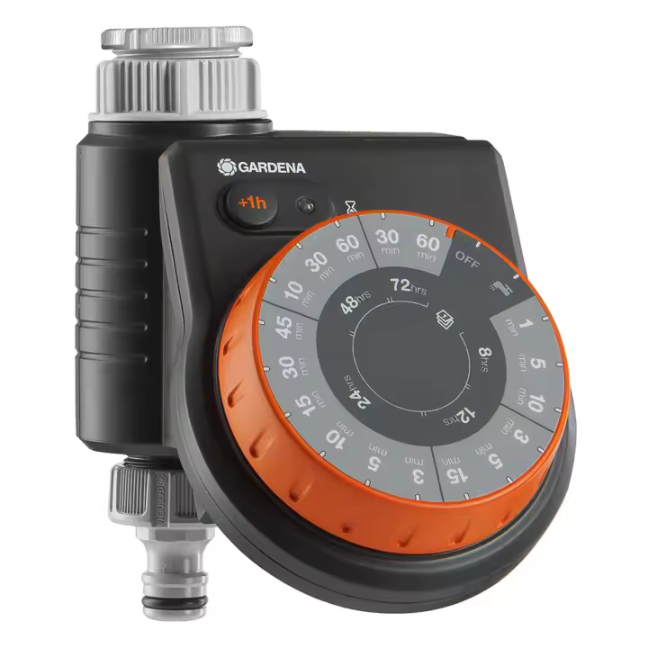Programador de Riego Automático Gardena Easy - Resistente a la Intemperie - 17 Combinaciones - 1