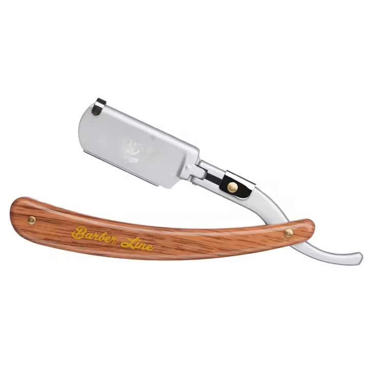 NAVAJA AFEITAR MANGO PLASTICO (marca: Barber Line) - 1