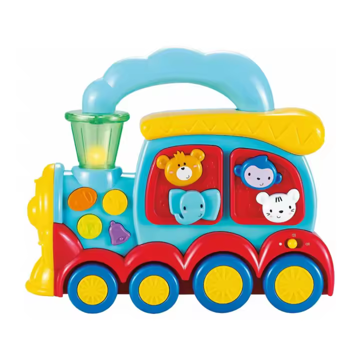 Animalitos Al Tren Actividades con Luces y Sonidos Arrastres y similares PICCOLOTOYS - 1