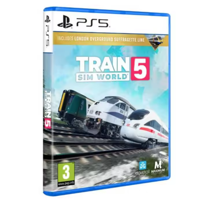 TRAIN SIM WORLD 5 PS5 PAL ESPAÑA NUEVO FISICO ESPAÑOL PRECINTADO - Videotec - 1