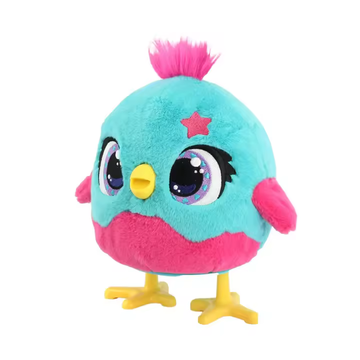 Peluche interactivo Funtasy Family - Chick-A-Boo. La mamá gallina que incuba los huevos. Incluye accesorios. 15x18x18 cm (Diset 1110100678) - 1