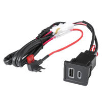 Adaptador De Carga USB Para Coche MOJOYCE Dual USB Type C PD+QC3.0 Para VW Multivan T5 2003-15 Enchufe Rápido De Alimentación - details 6
