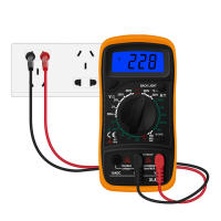 Multímetro Voltímetro digital LCD de bolsillo multifunción | AC DC Tester | Probador de voltaje | Herramienta de testeo para electricistas y aficionados | Pantalla LCD de 15mm de alto | Precisos y fácil de leer | Protección de sobrecarga | - details 0