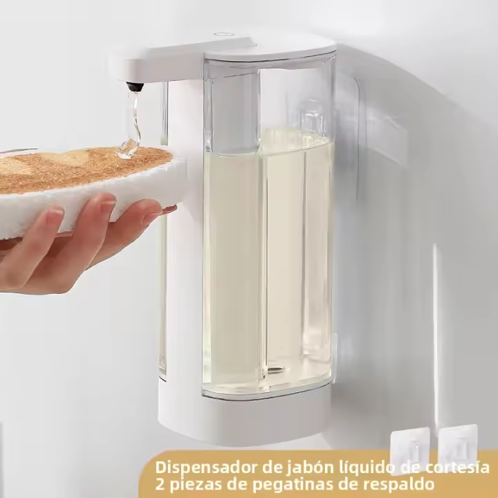 Dispensador De Jabón Para Manos Inteligente Con Sensor Para Lavadora Automática Máquina De Cocina Dispensador De Alcohol Para Manos - 1