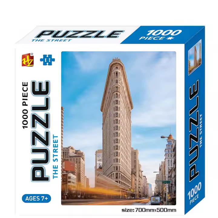 Puzzle 1000 Piezas “The Street” – Flatiron Building Nueva York | Tamaño 70x50 cm - 1
