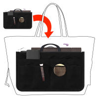 Bolso De Maquillaje Para Mujer Organizador De Viaje Nylon Grande Plegable Con Múltiples Bolsillos Estuche De Cosméticos Rectangular - details 2