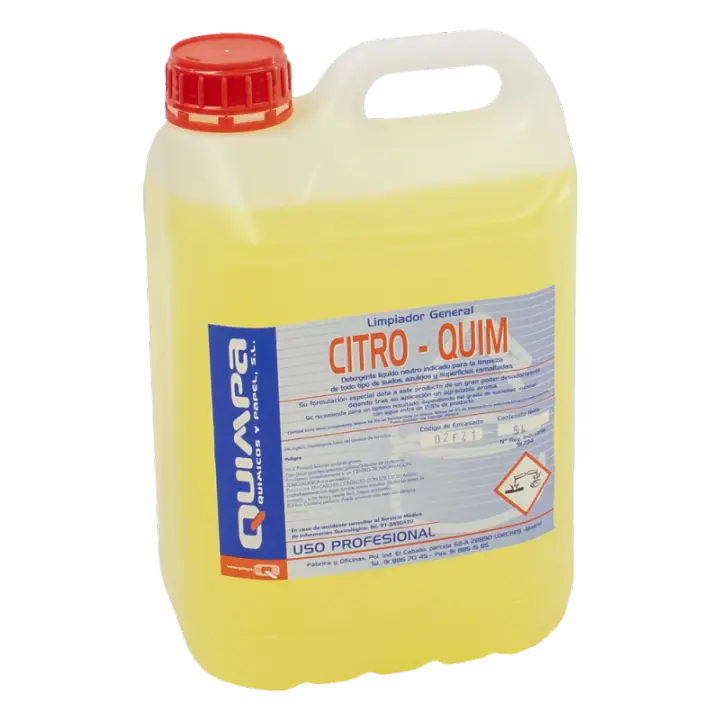 CITRO-QUIM: Fregasuelos Neutro para Suelos (Envase: 5 Litros) - 1