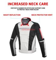 Chaqueta De Motocicleta Impermeable Para Hombres Con Protección EVA Ropa De Carreras Moto Arracimienta Pantalones Usables Para Moto - details 17