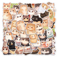 50PCS Pegatinas Creativas De Ojos Redondos Para Gatos Para Decorar Maletas Teléfonos Móviles Y Fundas De Computadora DIY - details 1