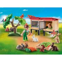 PLAYMOBIL conejos animales granja conejera (71252) Country - details 1