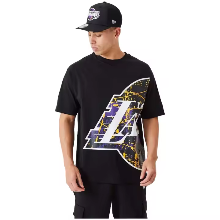 Camiseta de Manga Corta New Era  para hombre en color negro - 1