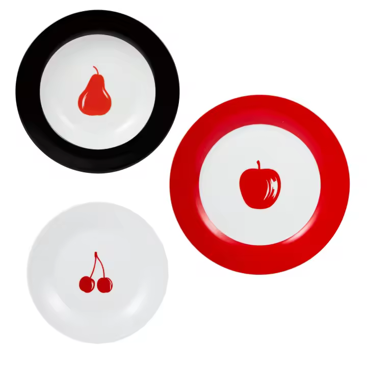 Vajilla 12 pzs porcelana benetton fruits - 1