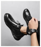 Botas De Seguridad Para Hombre En Cuero Indestructibles Con Punta De Acero Antipinchazos Y Antideslizantes Para Trabajo - details 10