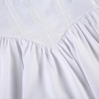 Vestido De Verano Elegante Heyoungirl Con Encaje Y Alzas En Los Hombros Y Aros En Blanco Estilo Princesa A-Line Con Protecciones De Seno Chic Para Vacaciones - details 5