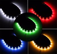 2pcs Luz Flexible LED Adhesiva Autocollante 30cm 15 LEDs Impermeable Para Decoración De Coche Y Hogar Multicolor - details 1