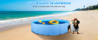 Nobleza Piscina Perros Grandes y Pequeños Bañeras con Aspersor, 2 en 1 Plegable y Portátil PVC Piscina para Perro, Antideslizante Bañera para Perros para Verano, 120 * 30cm - details 6