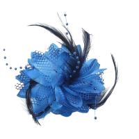 Pinza De Pelo Con Plumas Y Perlas Accesorio De Boda Para Mujer Adorno Para Cabello De Fiesta Y Danza Latina - details 5