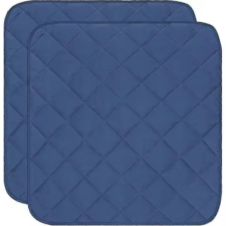 2 piezas almohadilla de asiento lavable para incontinencia, 39*39cm lavable protector de asiento reutilizable para silla de ruedas sofá de asiento de coche - 1