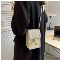 Bolso Cruzado Mini Vertical Para Mujer Estilo Retro Textura Premium Bolso De Hombro Para Niñas Bolsa Para Teléfono Móvil - details 0