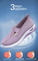 Zapatillas Casuales Para Mujer Transpirables De Malla Primavera Verano Sin Tacón Antideslizantes Cómodas Y Económicas Envío Gratis - details 1