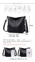 Nueva Bandolera Para Mujer De Cuero PU De Alta Calidad Bolso Mensajero Bolso De Mano Diseñador Bolsos Y Monederos Para Mujer - details 1