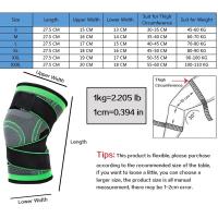 1 Pcs Protección De Rodilla Deportiva Soporte Para Artritis Y Juntas Compresión De Nylon Para Hombres Y Mujeres Protector De Rodilla Para Fitness - details 2