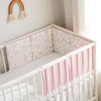 LALA - Juego de ropa de Cama para Cuna de Bebe, Algodón Puro, cerca de Cisne Rosa, 30x30x6, Pieza Entra, Lavado. - details 4