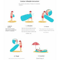 Sofá Inflable Ultra Ligero Estilo Almohada Para Camping Al Aire Libre Playa Plegable Portátil Saco De Dormir Sofás Inflables Para Acampar - details 4