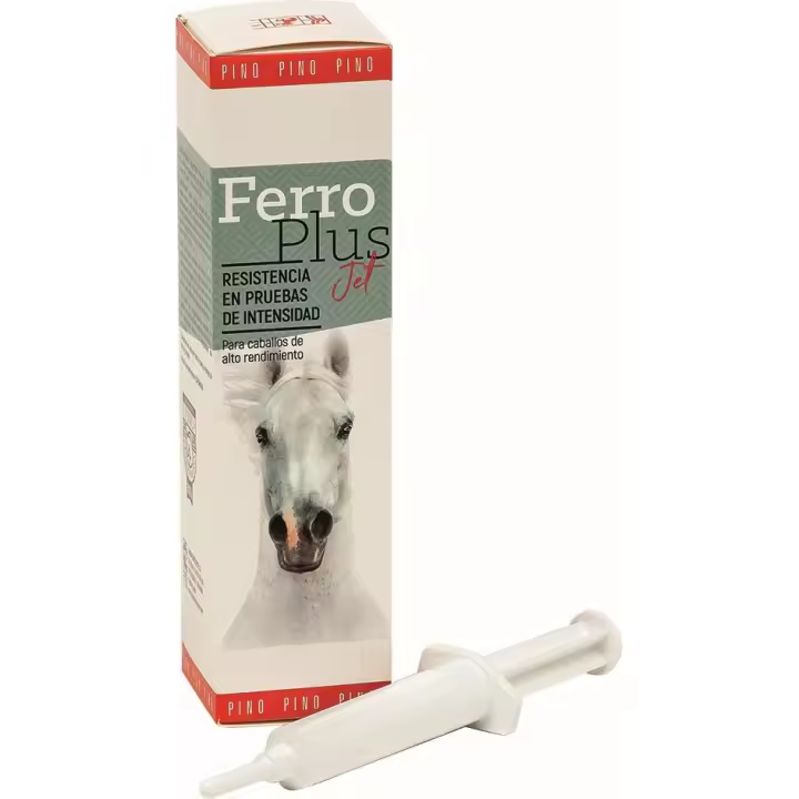 FERROPLUS JET, resistencia en pruebas de intensidad caballos de Laboratorios Pino. Jeringa de 20ml - 1