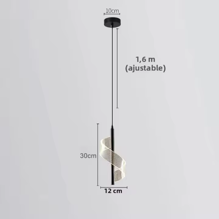 Lámpara De Pared LED Nórdica Para Iluminación Interior De Dormitorio Y Sala De Estar Moderna Decoración Sconces Montaje En Pared Color Negro Y Oro - 1