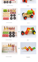 Juguetes Educativos De Madera Simulación Desmontaje Y Reparación Para Niños Regalos De Vacaciones Para Edad 3-6 Años - details 9