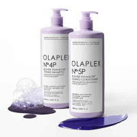 Olaplex Nº 4P Blonde Enhancer Toning Shampoo 1000 Ml. Repara, hidrata y da brillo. Rubio, con mechas y pelo gris. - details 0