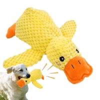 Juguete De Peluche Para Perro Tamaño 3 Compañero De Sueño Pato Resistente a Mordidas Alivio Del Estrés Masticar Dientes Sonido Relajante Para Mascotas - details 10