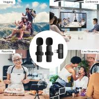 Micrófono Lavalier Inalámbrico Portátil Para Streaming En Vivo YouTube TikTok Facebook Live Con Reducción De Ruido Para iPhone Android - details 7