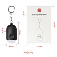 Llavero De Alarma Personal SOS Para Niñas Ancianas Con Botón De Panico Y Desplazamiento Fuerte Alerta De 130 DB Para Seguridad - details 16